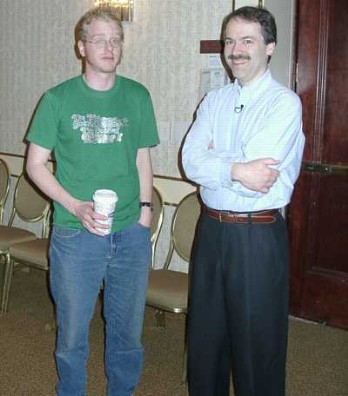 Puzzlemaster and Tournament host Will Shortz