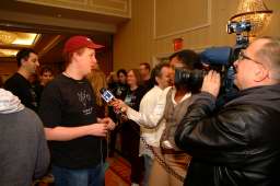 Tyler Hinman Being Interviewed Tyler Hinman Being Interviewed