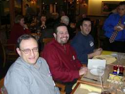 Cru Dinner — Randy Ross, Jeffrey Schwartz and Joe Cabrera