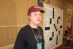 Tyler Hinman and Finished Puzzle Tyler Hinman and Finished Puzzle