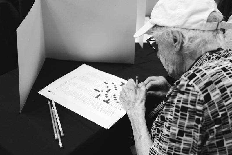 Mimi Raphael still solving at 100 years young!
